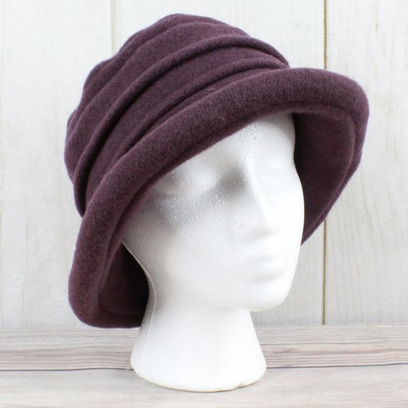 Scala Collections Accessories - SCALA COLLECTIONS Rolled Brim Cloche Hat Size OS